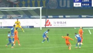 爱游戏入口-天外飞仙！叶楚贵不停球凌空世界波破门，申花0-1落后玉昆！