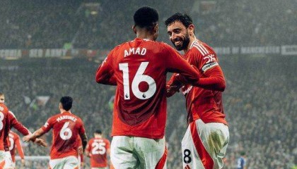 爱游戏官网-【英超】B费吹灰之力，加纳乔远射，曼联3-0莱斯特城